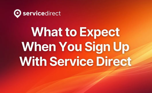 What to Expect When You Sign Up With Service Direct